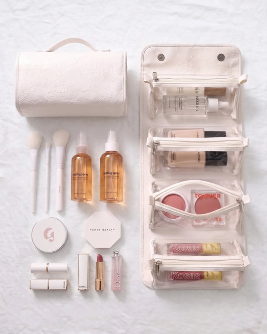 4-in-1 Roll-Up Detachable Makeup Case
