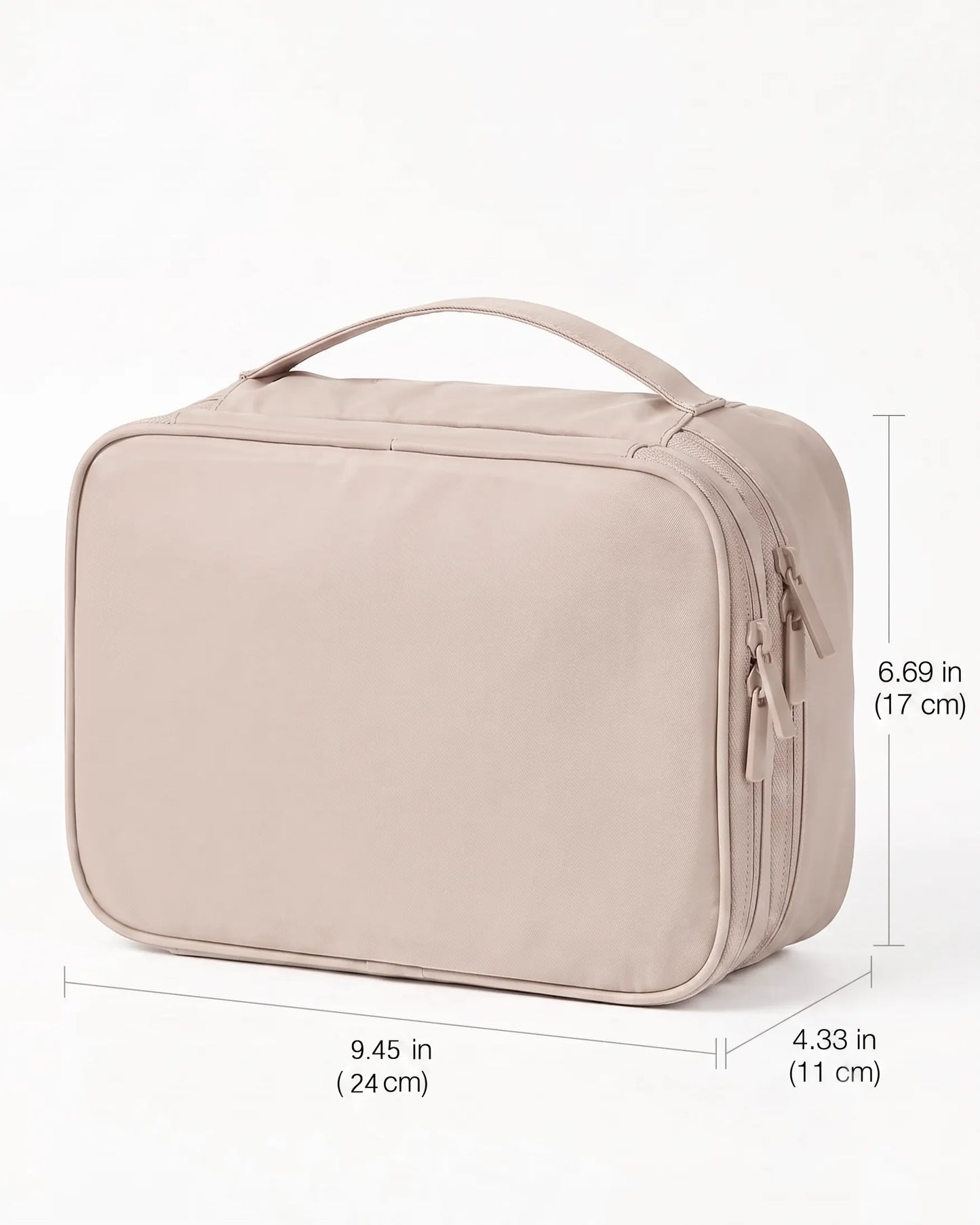 Adjustable Double-Layer Makeup Case