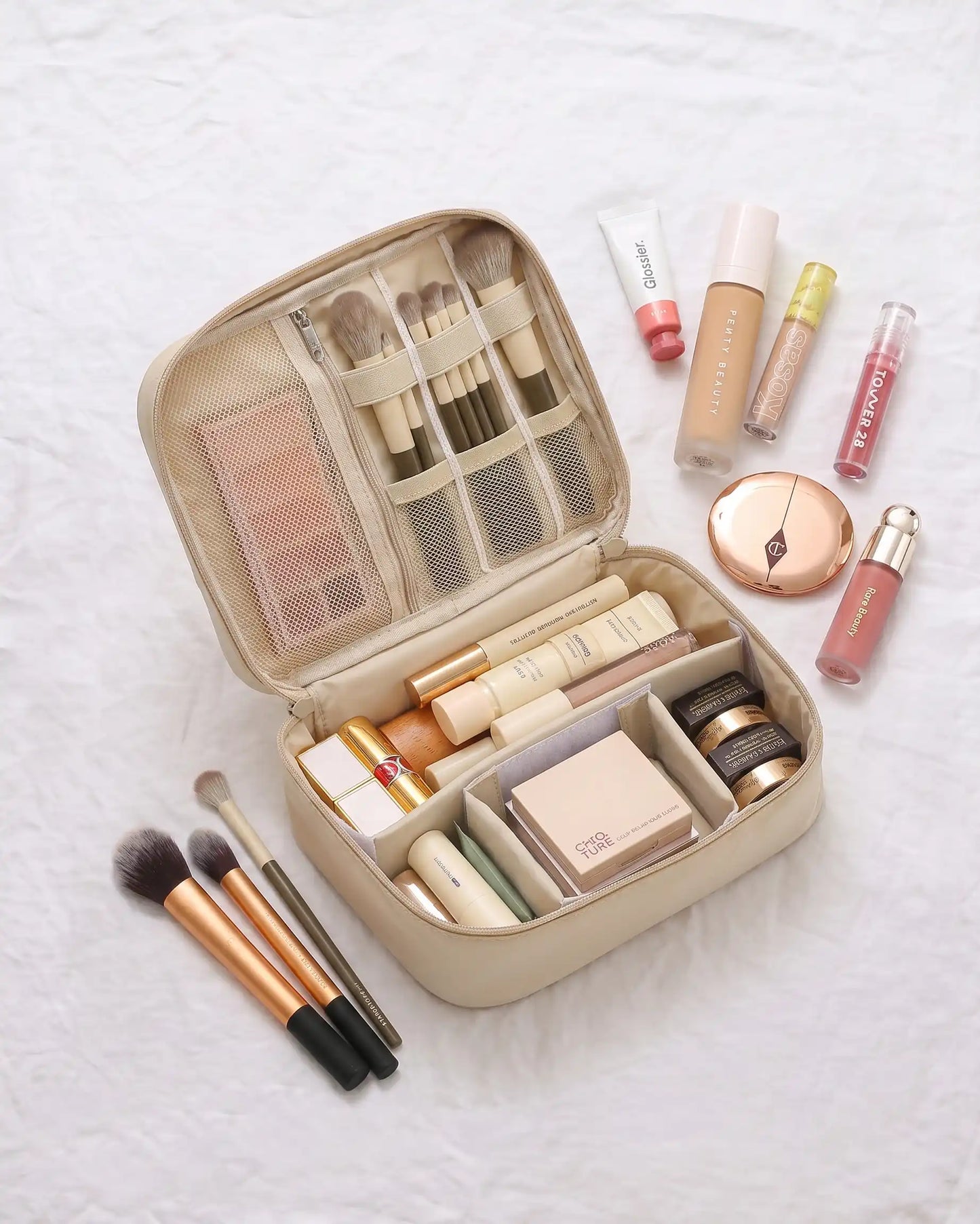 Adjustable Single-Layer Makeup Case