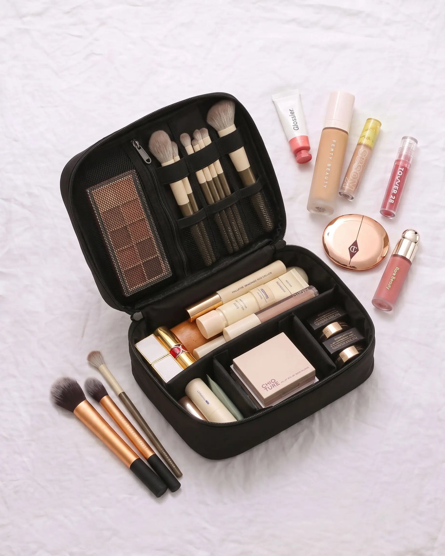 Adjustable Single-Layer Makeup Case