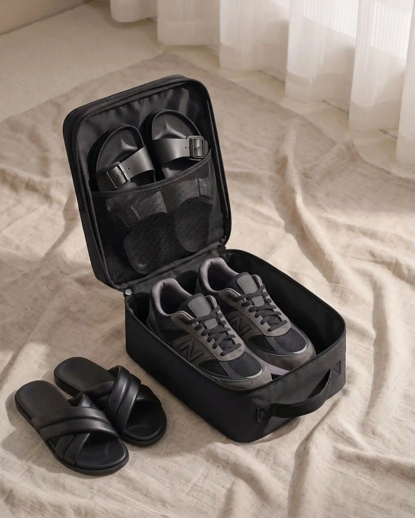 Breathable Double-Layer Shoe Pouch