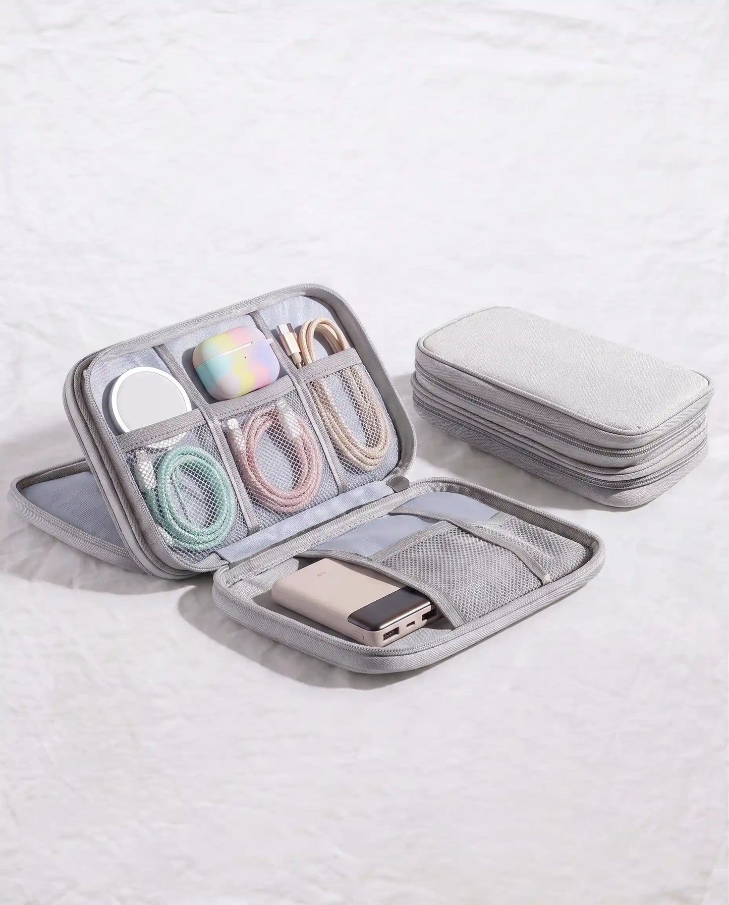 Double-Layer Tech Accessory Organizer