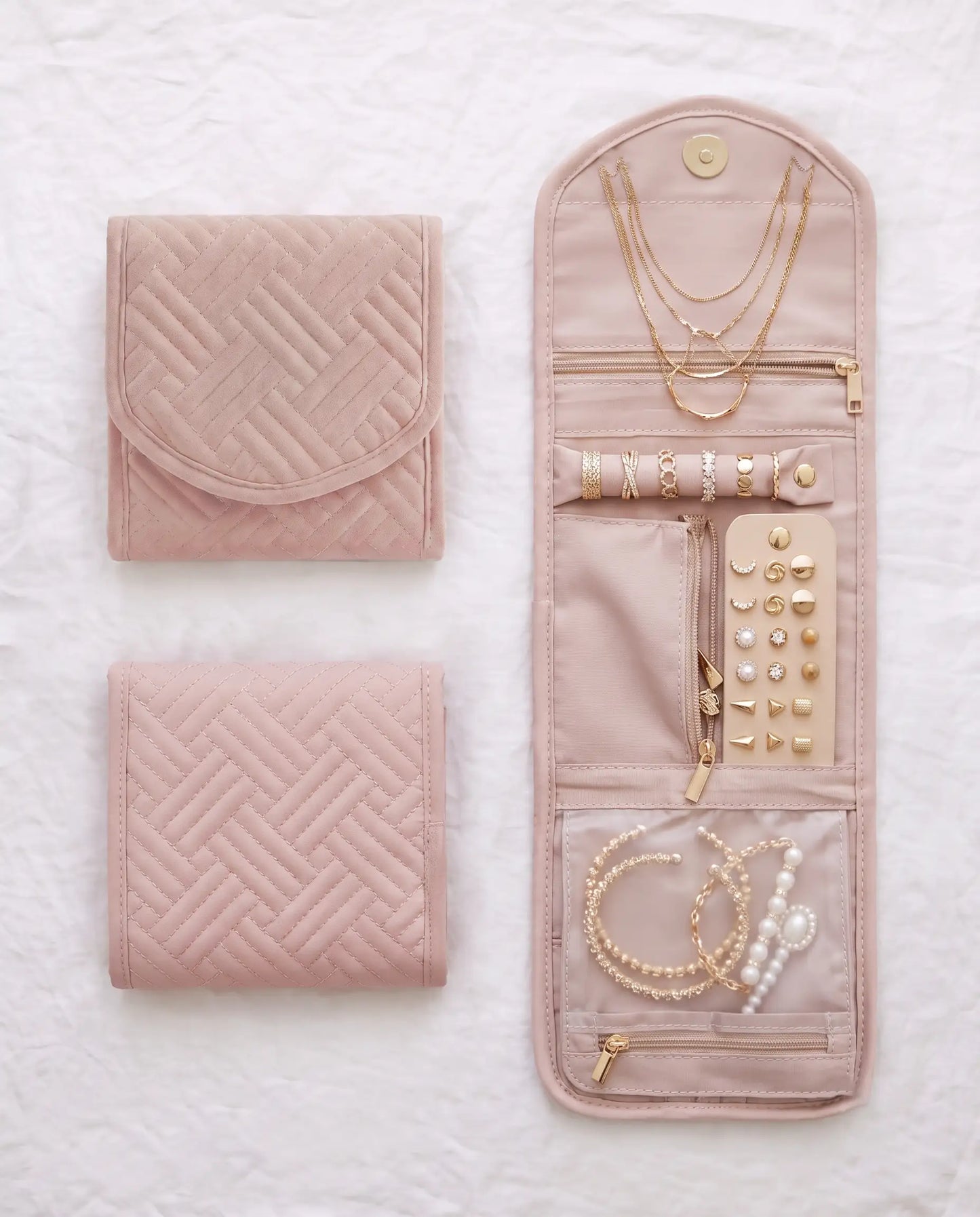 Elegant Travel Jewelry Case