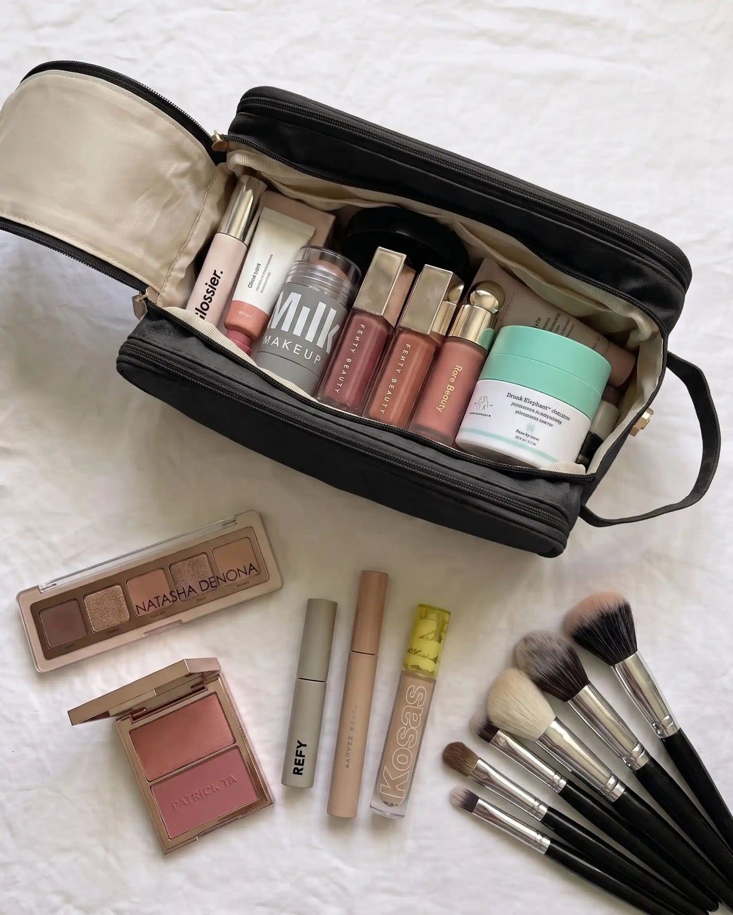 High-Capacity Waterproof Makeup Case