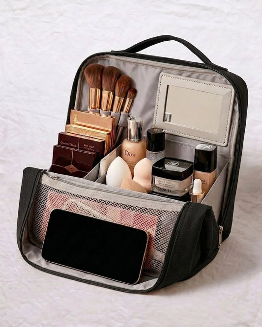 Magnetic Wide-Opening Makeup Case