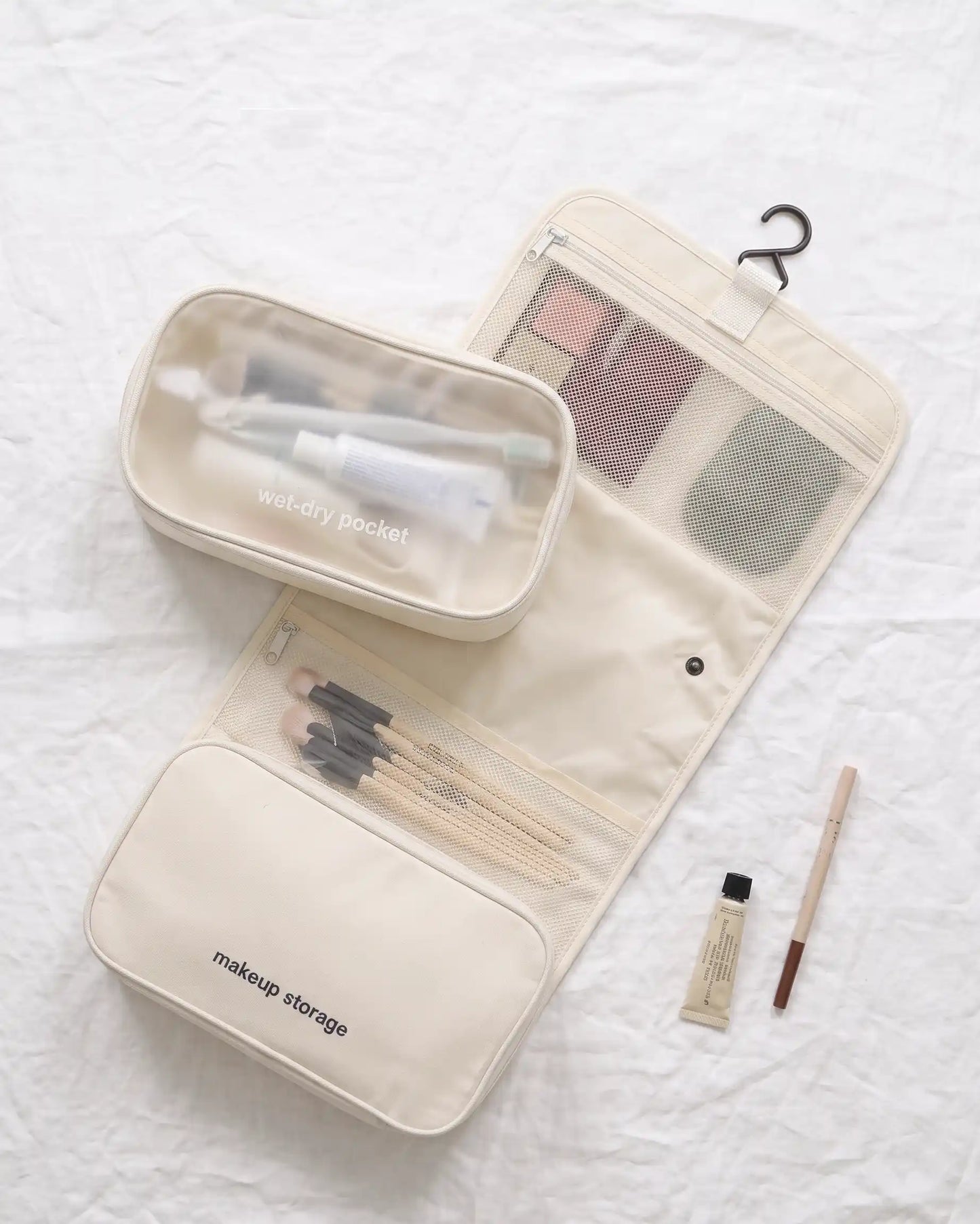 Modular Detachable Hanging Toiletry Bag