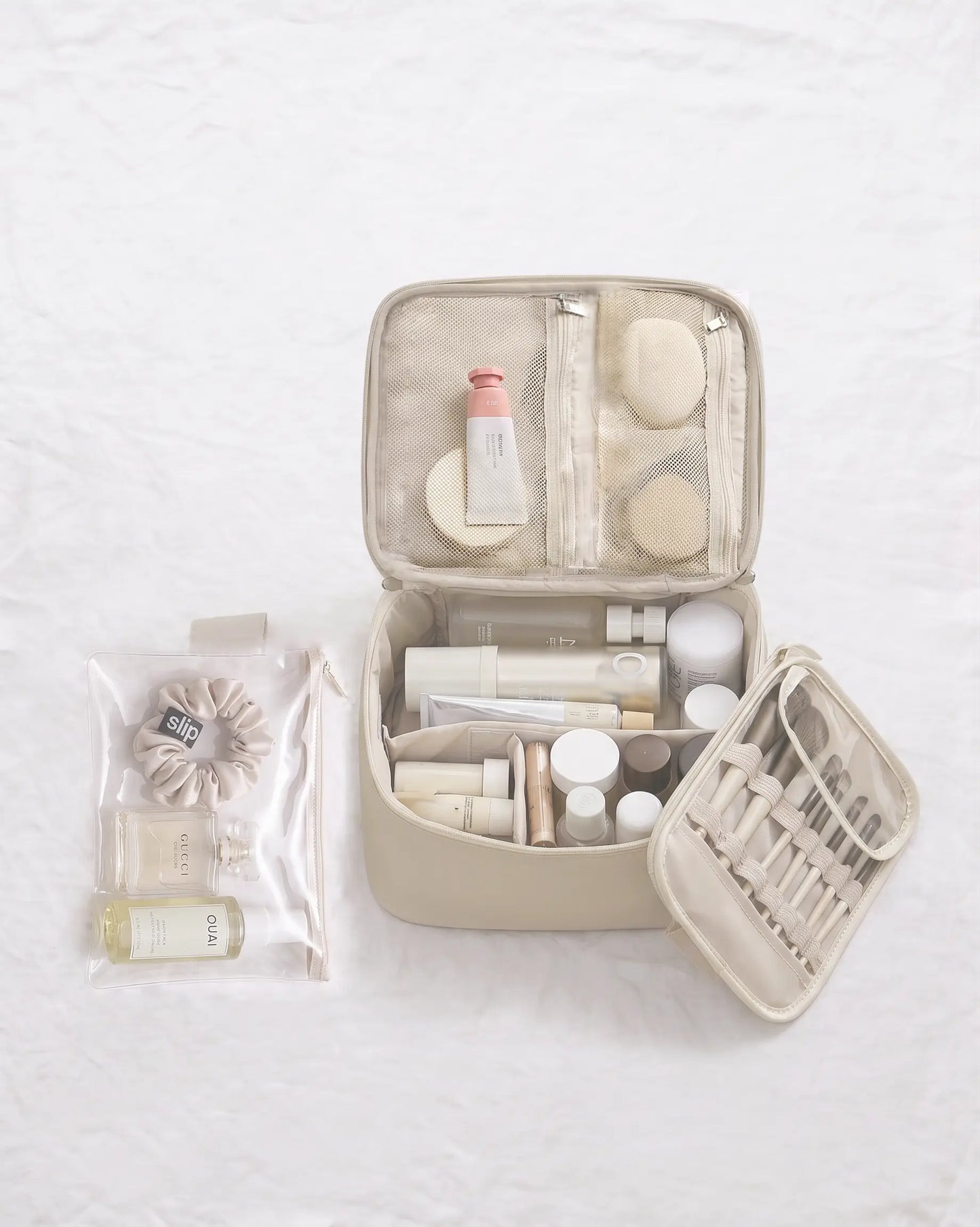 Modular Double-Layer Detachable Makeup Case