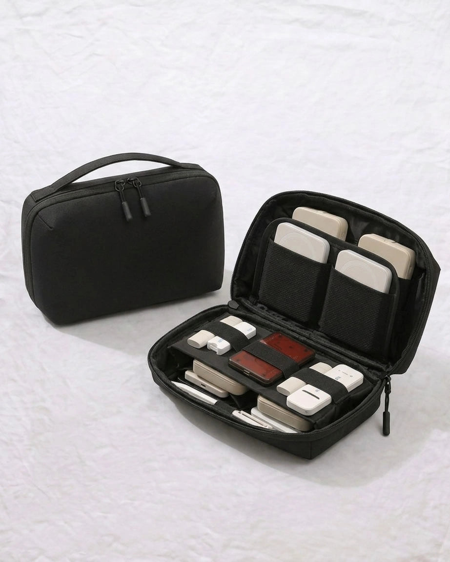 Multi-Compartment Tech Organizer