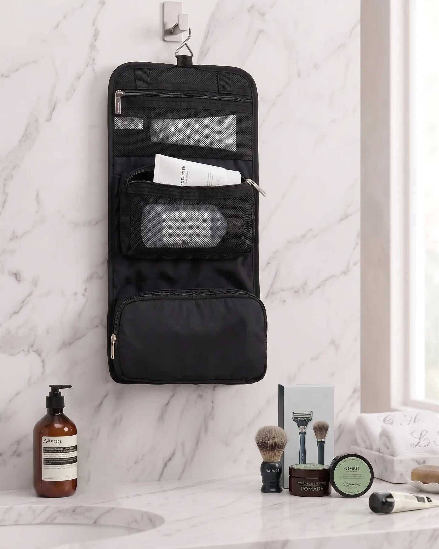 Ultra-Light Detachable Hanging Toiletry Organizer